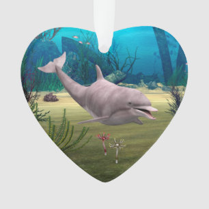 Lächelnde Dolphin Ornament