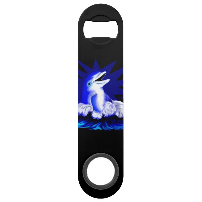 Lächelnde Dolphin Speedflaschenöffner (Vorderseite)
