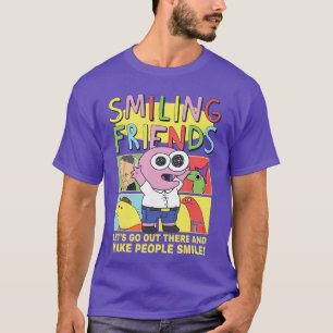 Lächelnde Freunde bringen Menschen zum Lächeln PIM T-Shirt