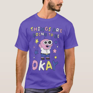 Lächelnde Freundschaften werden okay PIM-Warenkorb T-Shirt