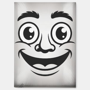 lächelnde Gesicht Magnet