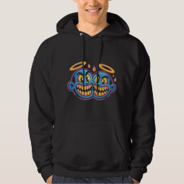 Lächelnde Gesichter. Hoodie