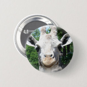 Lächelnde Giraffe Button