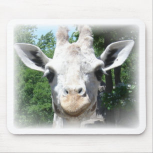 lächelnde Giraffe Mousepad