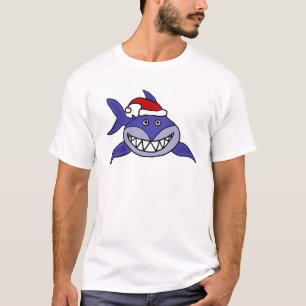 Lächelnde Haifisch-tragende T-Shirt