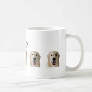 Lächelnde Hunde-Tasse für Hunde-Mamas Kaffeetasse