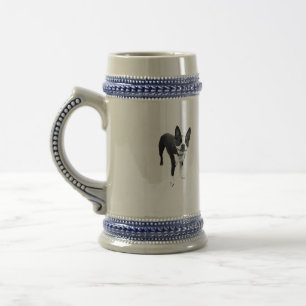 Lächelnde Hundetasse Bierglas