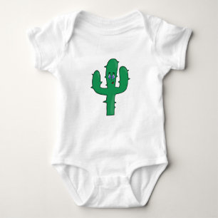 Lächelnde Kaktus Baby Strampler