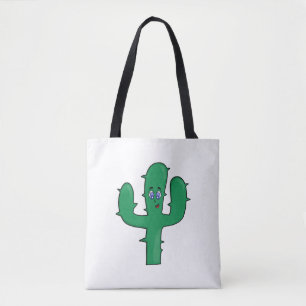 Lächelnde Kaktus Tasche