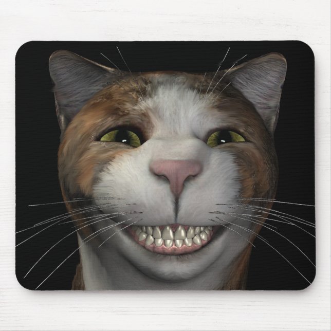 Lächelnde Katze Mousepad (Vorne)
