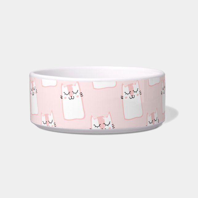 Lächelnde Katze Napf (Vorderseite)