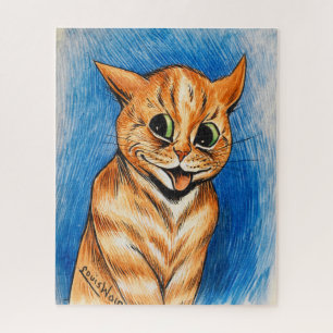 Lächelnde Katze von Louis Wain