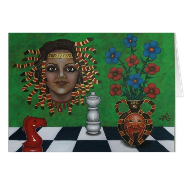 Lächelnde Medusa (Vorderseite (Horizontal))