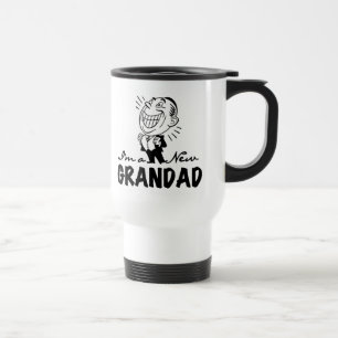 Lächelnde neue Grandad-T - Shirts und Geschenke Reisebecher