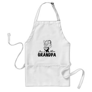 Lächelnde neue Großvater-T-Shirts und Geschenke Schürze