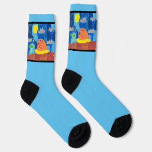 Lächelnde Schnecke Socken