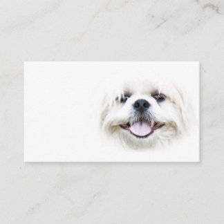 Lächelnde Shih tzu Visitenkarte