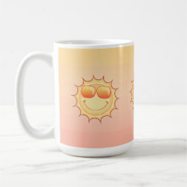 Lächelnde Sonne Kaffeetasse