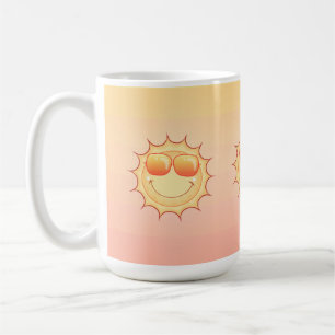 Lächelnde Sonne Kaffeetasse