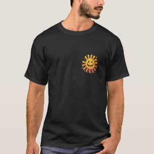 Lächelnde Sonne Retro Kidcore Art T-Shirt