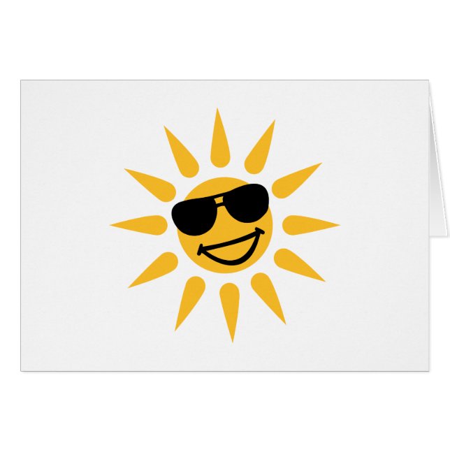 Lächelnde Sonnegesichts-Sonnenbrille (Vorderseite (Horizontal))