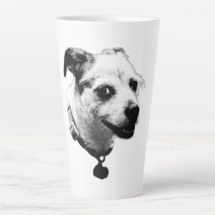 Lächelnde Terrier Mix Kaffee Tasse