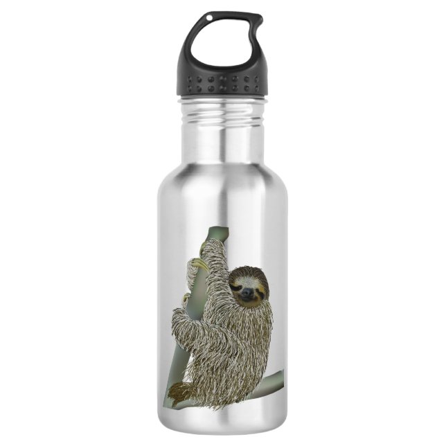 Lächelnde Trägheit Edelstahlflasche (Vorderseite)