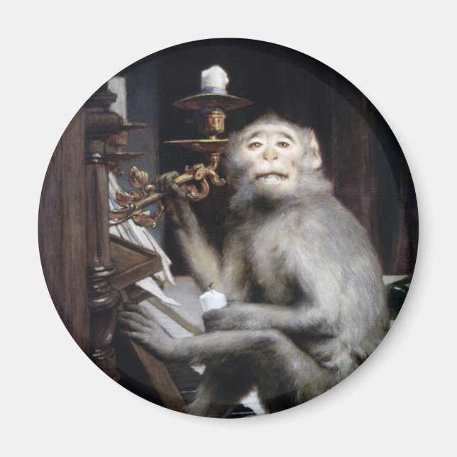 lächelnder Affe Magnet (Vorne)