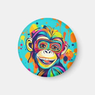 Lächelnder Affe Magnet