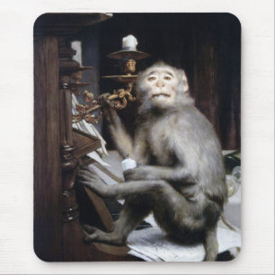 lächelnder Affe Mousepad
