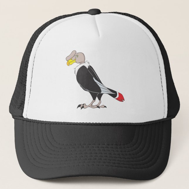 Lächelnder Andenkondor-Vogel Truckerkappe (Vorderseite)