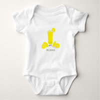 Lächelnder Baby-Bodysuit des Limonade-Glas-|