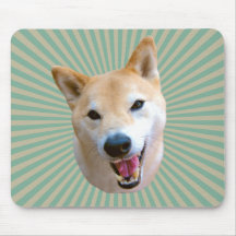 Lächelnder Barkley Sonnendurchbruch Mousepad