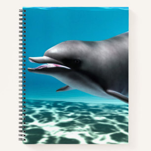 Lächelnder Delfin Notizbuch
