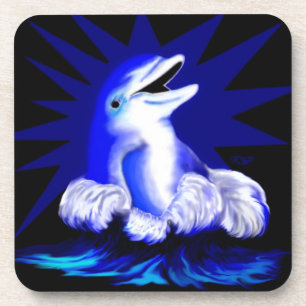 Lächelnder Delfin Untersetzer