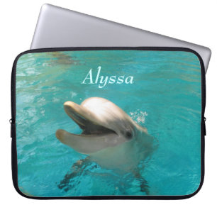 Lächelnder Delphin Laptopschutzhülle