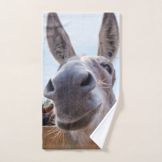 lächelnder Donkey Handtuch