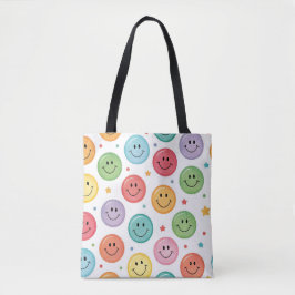 Lächelnder Emoji-Muster Tasche