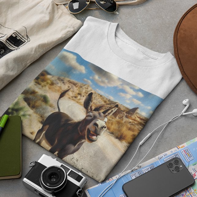 Lächelnder Esel, Oatman Arizona, Route 66 T-Shirt (Von Creator hochgeladen)