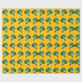 Lächelnder Frosch Geschenkpapier