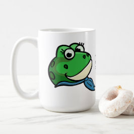 Lächelnder Frosch Kaffeetasse