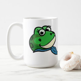 Lächelnder Frosch Kaffeetasse