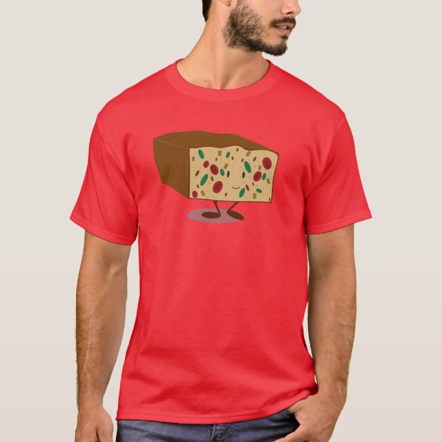 Lächelnder Fruchtkuchen T-Shirt (Vorderseite)