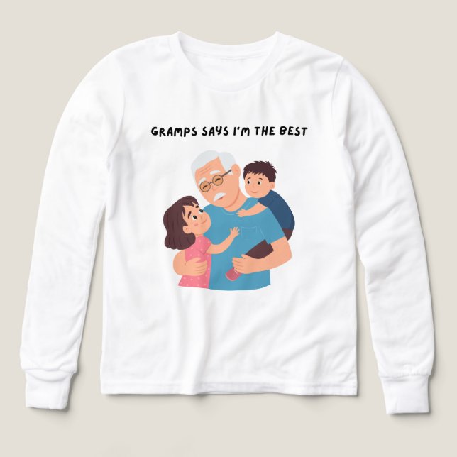 Lächelnder Großvater (Design Vorderseite)