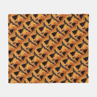 Lächelnder Jack-O-Lanterns Fleece Blanket