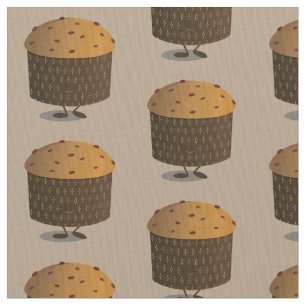 Lächelnder Panettone Stoff