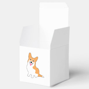 Lächelnder Pembroke-Walisercorgi-Cartoon Geschenkschachtel