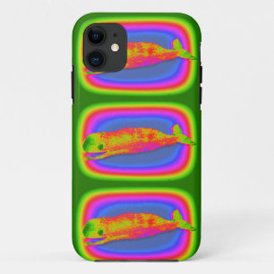lächelnder psychedelischer Waltelefonkasten Case-Mate iPhone Hülle