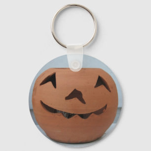 Lächelnder Pumpkin-Schlüsselanhänger Schlüsselanhänger