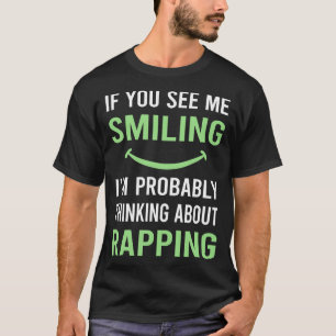 Lächelnder Rapping Rap Rapper T-Shirt